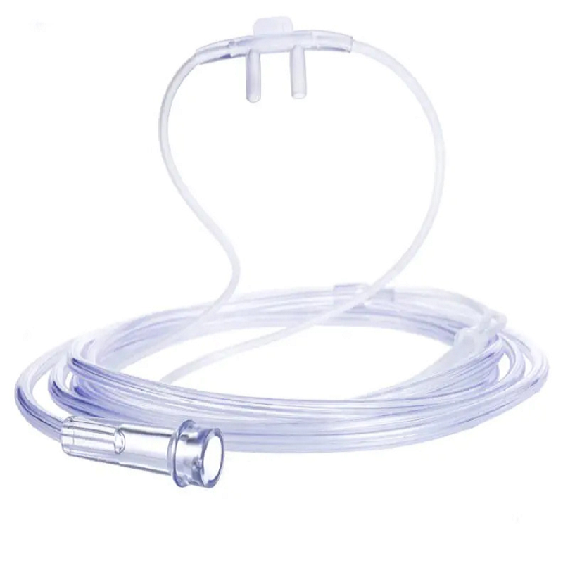 The nasal cannula is a relatively noninvasive way to provide oxygen to a patient